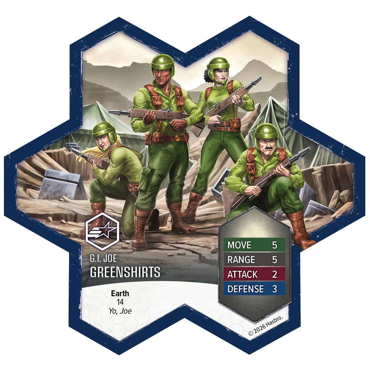 Renegade Game Studios Heroscape: G.I. Joe Greenshirts & Battle Copter Pack