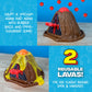 Wow in The World Everlasting Volcano | Erupt Your Volcano Again & Again, Slime Lava, Rubber Lava Rocks, Companion Audio Content, Bonus Reusable