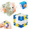 2 Pack 3D Maze Cube Ball Labyrinth Puzzle Brain Teaser Fidget Toy
