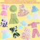 MCZQXW 10 Sets Fashion Doll Clothes and Accessories for 18 Inch Girl Doll, 17 Pcs American Doll Clothing, Dresses, Outfits