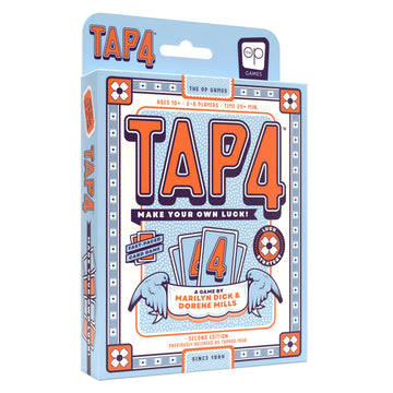 Tap 4, Strategic Fast-Paced & Easy to Learn, Be the First Player to Shed All Cards in Your Hand Using Special Tap in & Tap Out Cards, an Addicting
