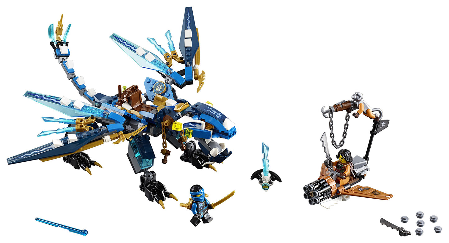 LEGO Ninjago Jay's Elemental Dragon 70602 Building Kit (350 Piece)