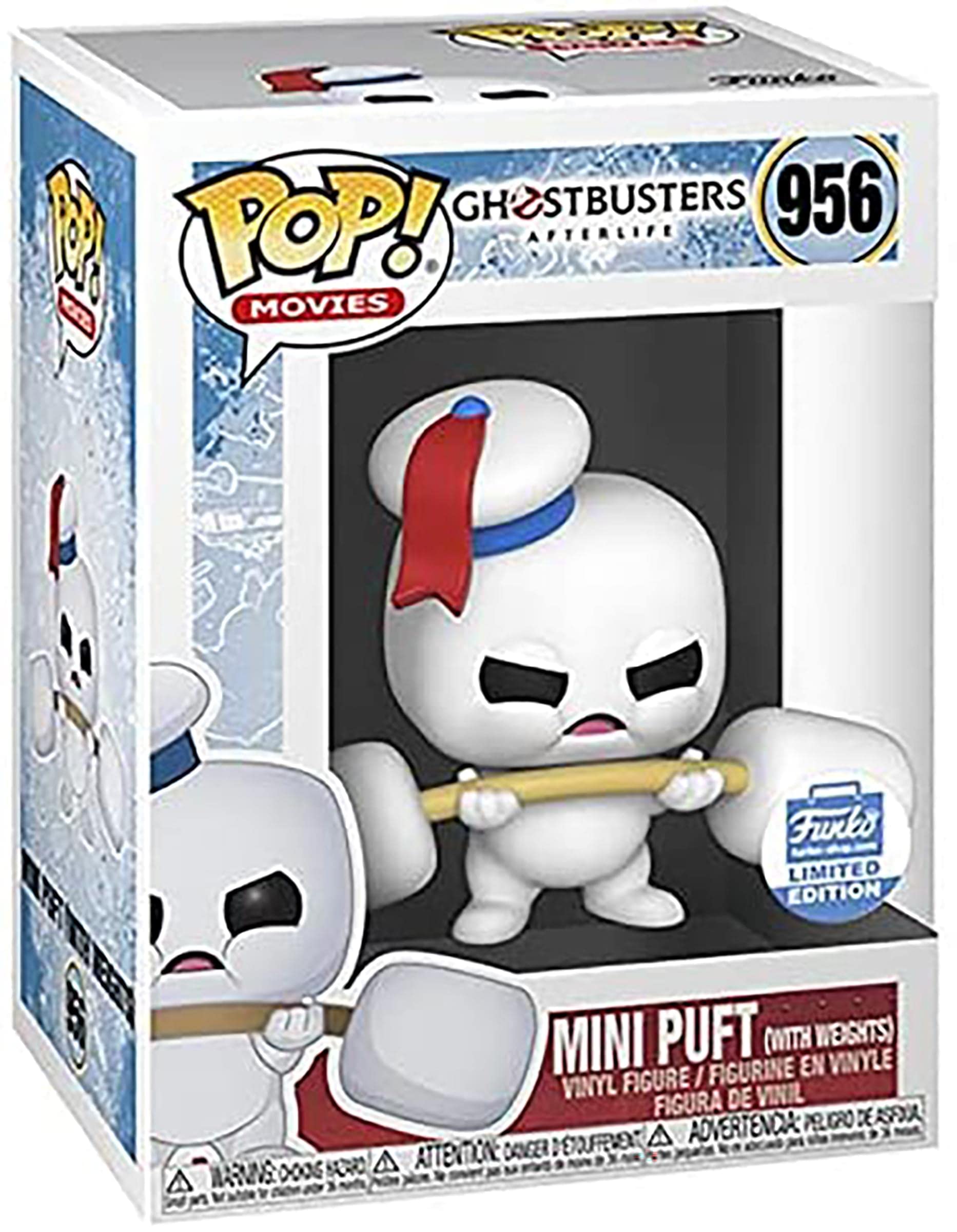 Funko Pop! Movies: Ghostbusters: After-Mini Puft with Weights - Collectable Vinyl Figure - Gift Idea - Official Merchandise - Toys for Kids & Adults -