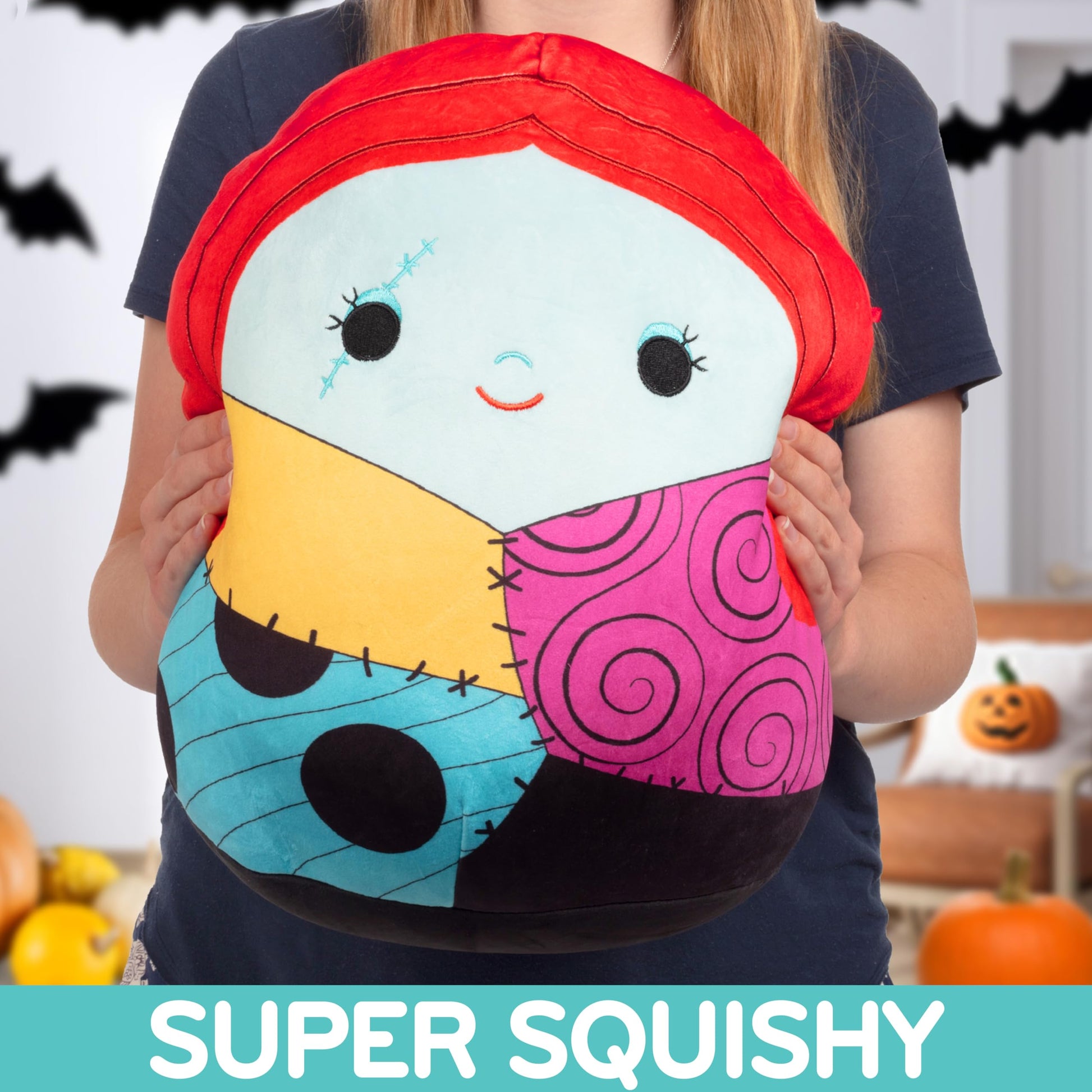 Squishmallows Disney The Nightmare Before Christmas 2-Pack - 14" Sally & 8" Jack Skellington Plush Set - Official Jazwares Collectible Soft Stuffed
