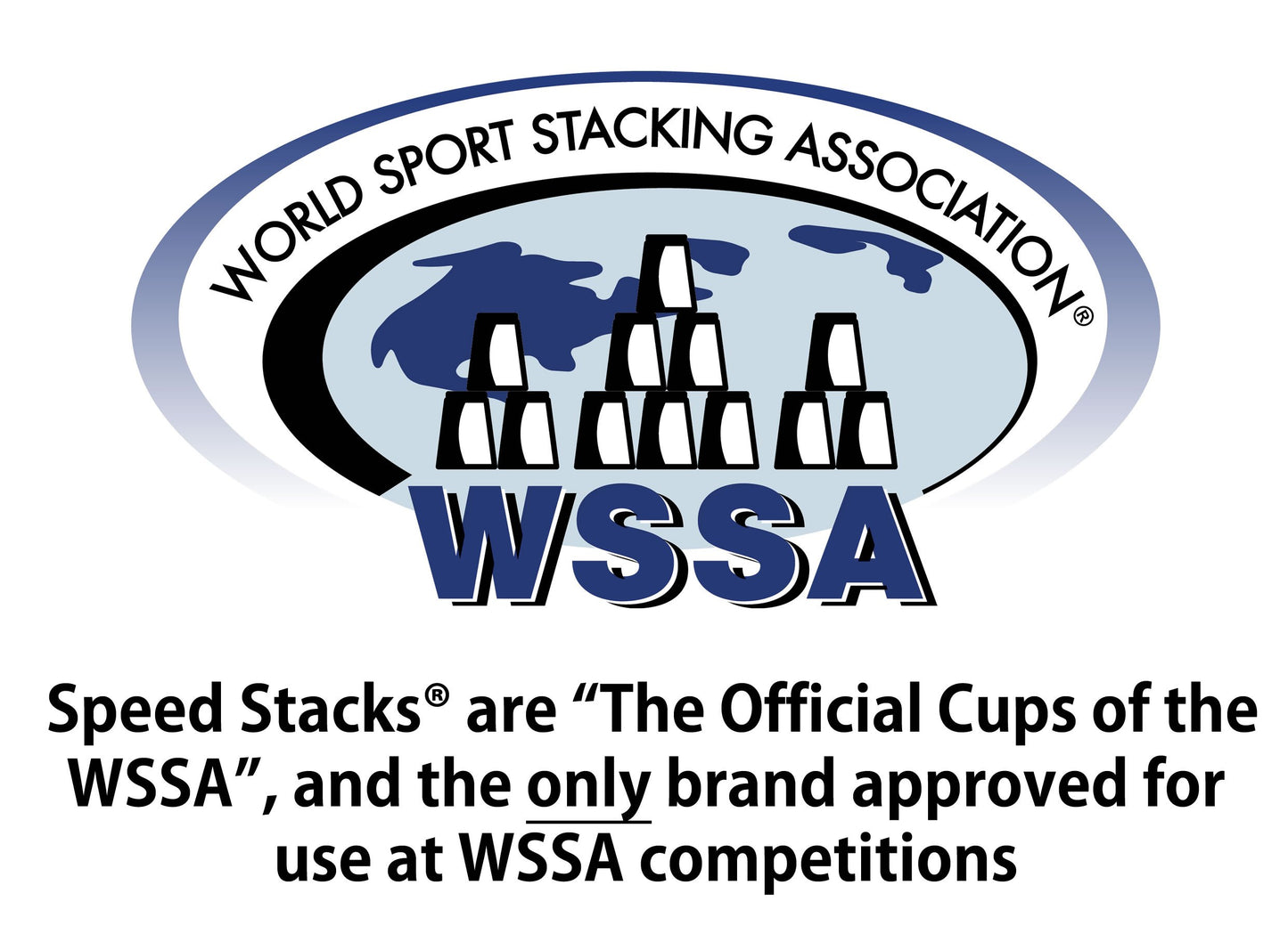 Speed Stacks | Sport Stacking Competitor, Blue - 12 Cups, Holding stem, with GX Timer and mat | WSSA Approved