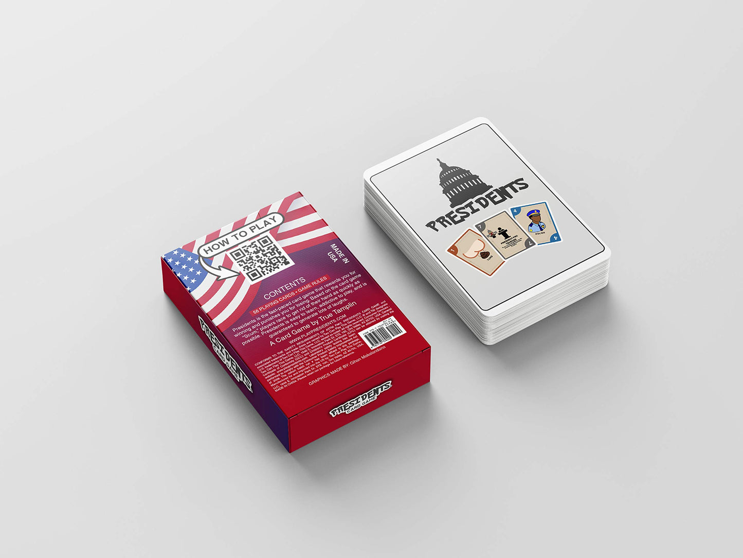 Presidents Card Game: Fast Family Party Game for Kids, Adults & Youth Group