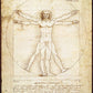 EuroGraphics Vitruvian Man by Leonard Da Vinci 1000 Piece Puzzle