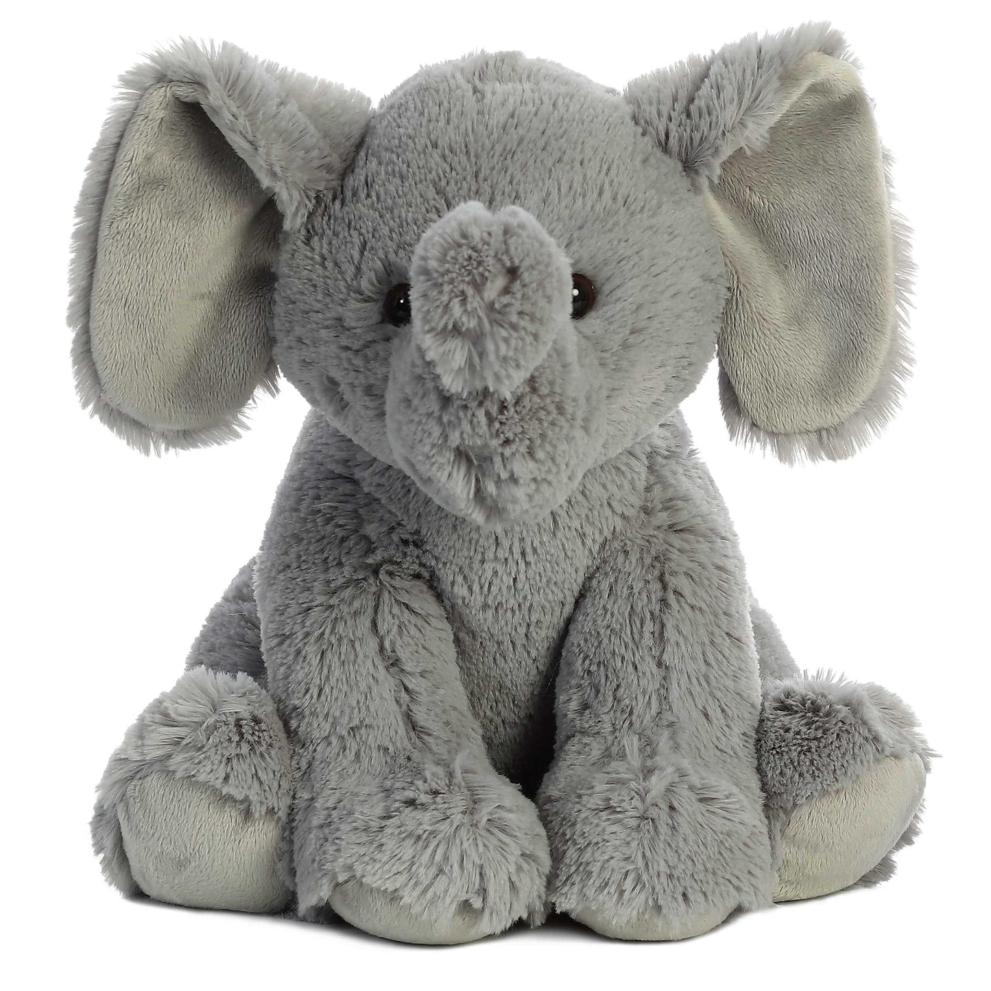 Aurora® Cuddly Elephant Stuffed Animal - Cozy Comfort - Endless Snuggles - Gray 14 Inches