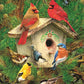Springbok's 350 Piece Jigsaw Puzzle Feathered Retreat - Made in USA