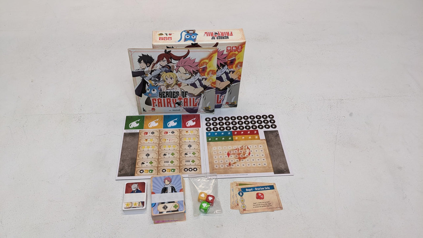 Japanime Games Heroes of Fairy Tail | from The Publisher of Champions of Midgard | Assemble Your Team and Become The Hero Fiore Deserves | 2-4 Players