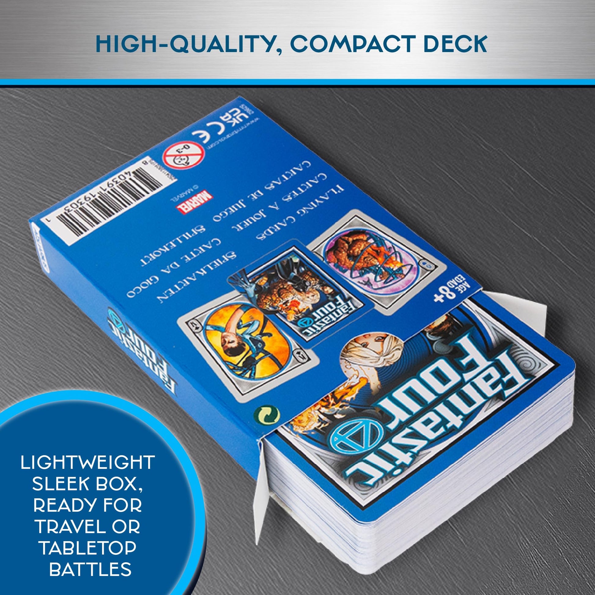 Aquarius Fantastic Four Themed Playing Card Deck for Your Favorite Card Games - Officially Licensed Merchandise & Collectibles