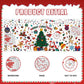 Giant Merry Christmas Coloring Poster - Large Christmas Tree Coloring Tablecloth, DIY Xmas Table Cloth Jumbo Banner Paper Craft for Gifts Activities