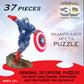 Marvel Captain America Crystal 3D Puzzle, 31-Pc, Ages 12+