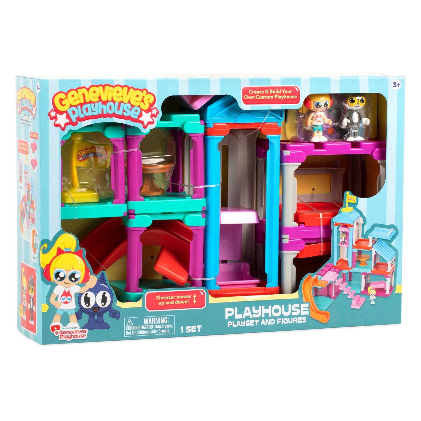 Genevieve's Playhouse Playset, YouTube Learning Channel, Educational Content, Official Genevieve's Playhouse Merch