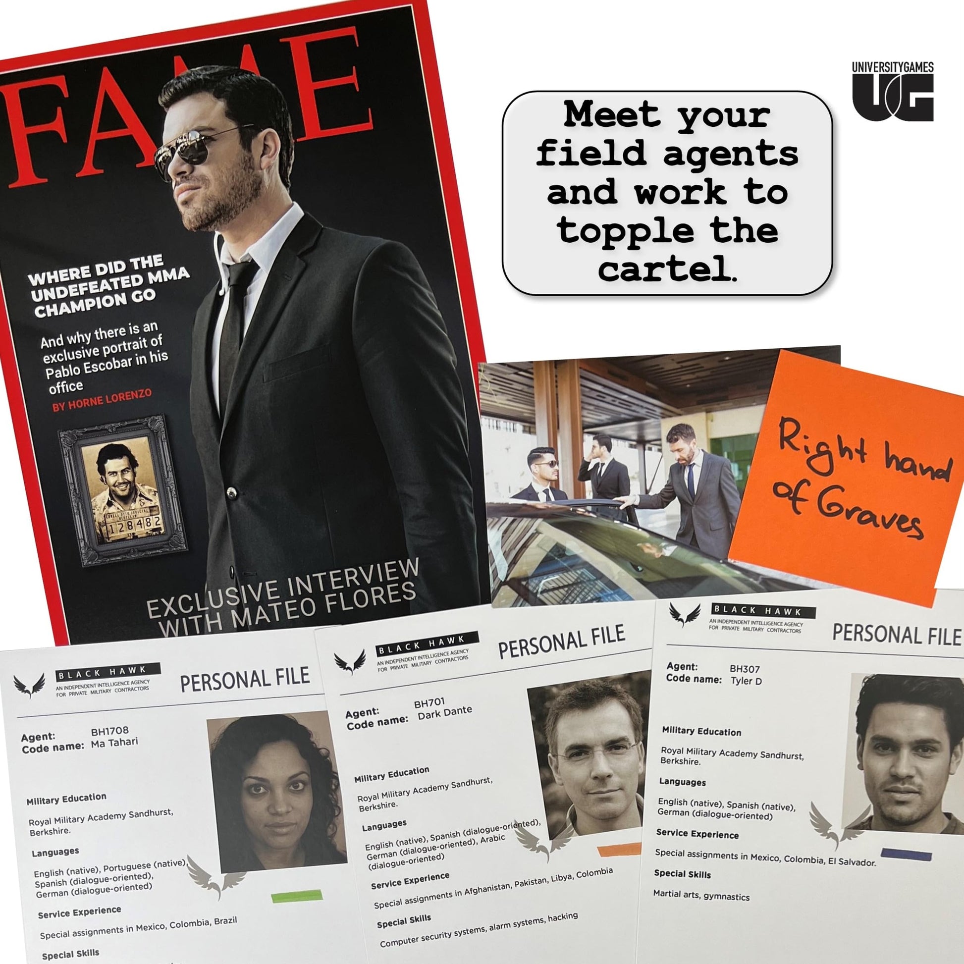 Murder Mystery Party Case Files: Mission Black Hawk for 1 or More Players Ages 14 and Up