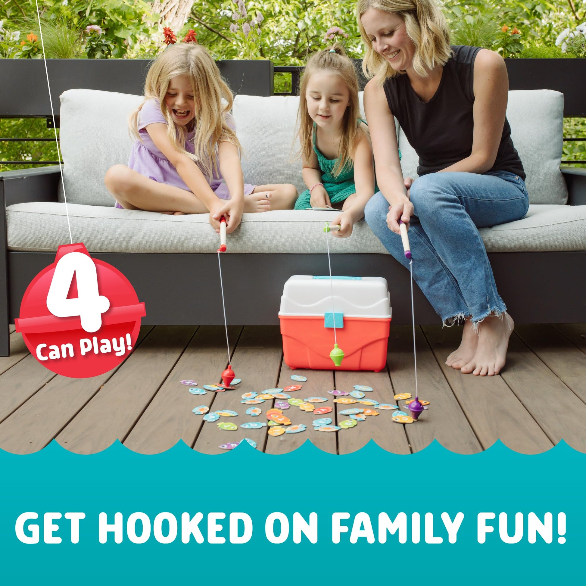 Chuckle & Roar Family Fishing Derby Learn While You Play Game