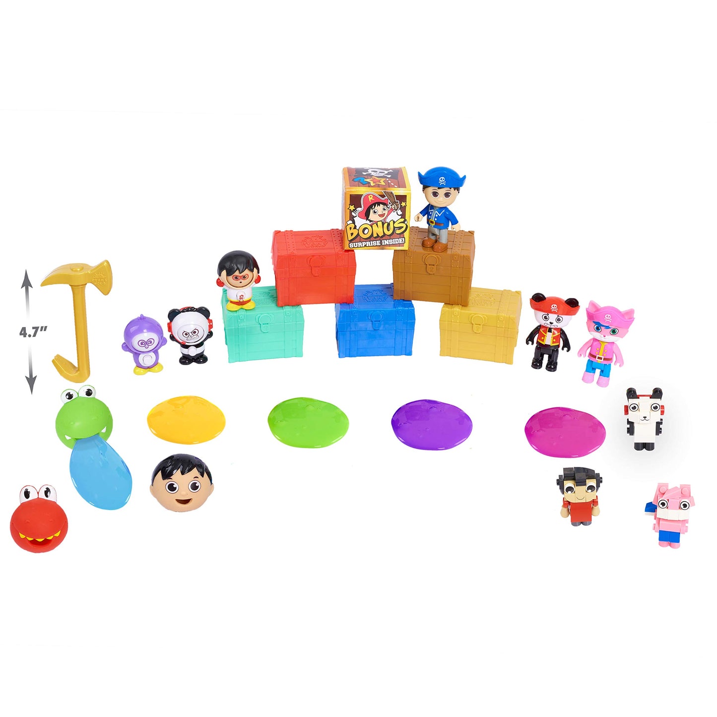 Ryan’s World Ryan’s World Pry and Smash Surprise Treasure, 5-Surprises Inside