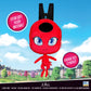 P.M.I. Miraculous Ladybug Plush School Backpack| One of Two 12-Inch-Tall Collectibles | Miraculous Ladybug Toys and Playable Plush Backpacks | Tikki|