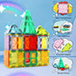 FlatGoat Magnetic Tiles 106 Piece Set, Magnet Building Blocks for Kids Toddlers, STEM Construction Toys with Gift Box for Ages 3 4 5 6 7 8+ Year Old