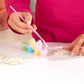 Melissa & Doug Created by Me! Flower Wooden Magnets Craft Kit (4 Designs, 4 Paints, Stickers, Glitter Glue)
