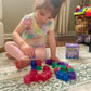 Crayola Glitter Magnetic PIP Cubes, Mini Magnetic Blocks Playset, STEM & Montessori Building & Educational Toys for Kids, Travel Toys for Boys