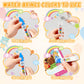 6P Water-Reveal Coloring Book for Toddlers-Mess Free Reusable Water Painting Pad with Pen,6 Fun Themes for Boys & Girls,Travel Activities,Party