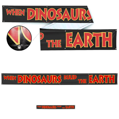When Dinosaurs Ruled the Earth Banner (1'x10')