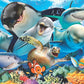 Prime 3D Underwater Selfies Puzzle - 63 Piece 3D Lenticular Ocean Jigsaw for Kids & Adults, 12"x9" Fun Activity with Depth & Motion, Howard Robinson