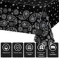 Tatuo Western Party Tablecloth Paisley Table Cover Bandana Plastic Table Cloth Rectangle Floral Tablecloth for Western Cowboy Themed Party