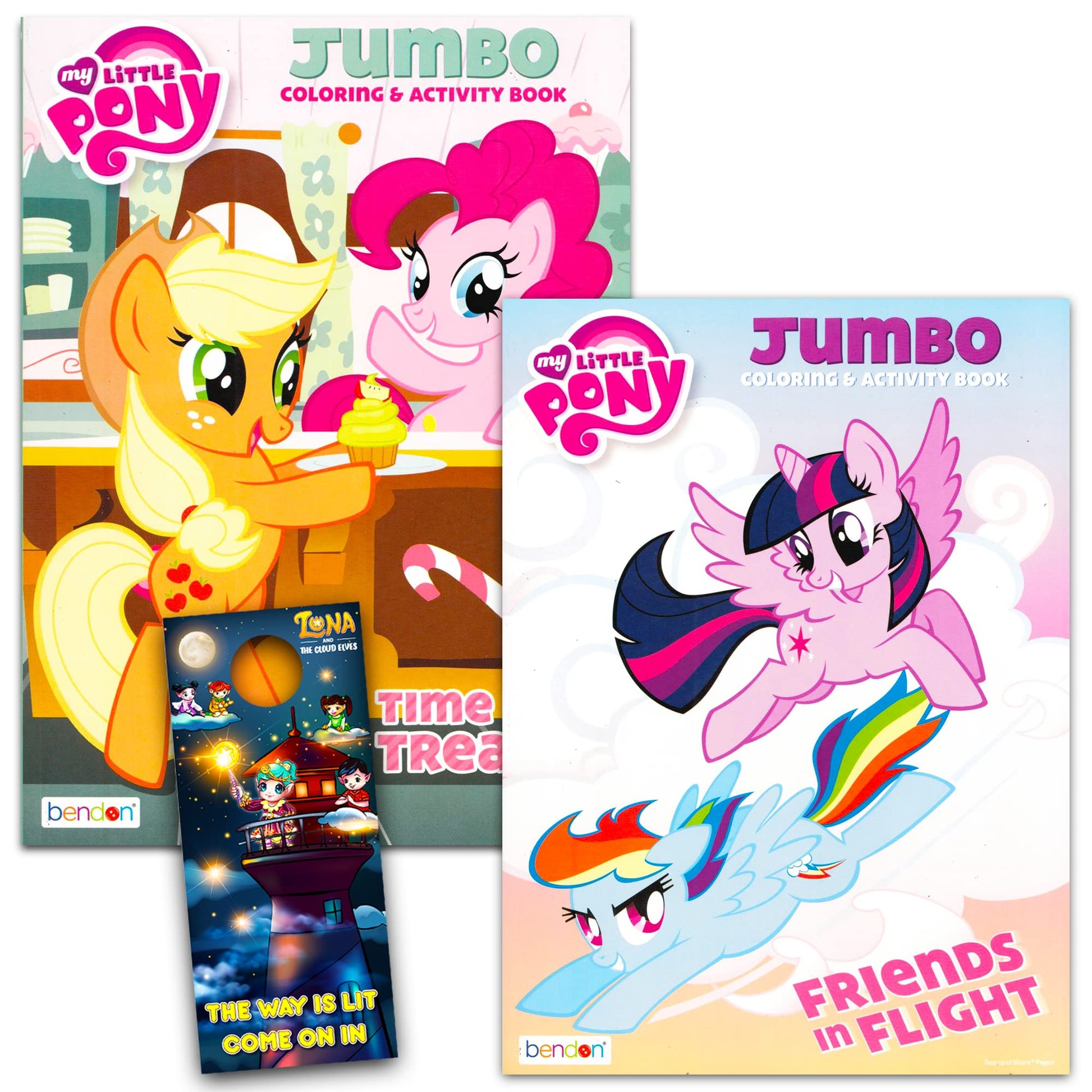 My Little Pony Jumbo Coloring and Activity Book 96 Pages 2pk by Bendon Publishing Intl