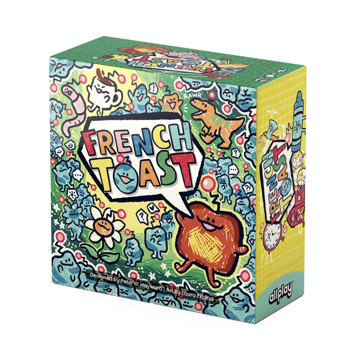 Allplay French Toast Board Game | Word Association Party Game, Fast Thinking Social Guessing Game | 2-10 Players, 15 Min Playtime Family & Group Game