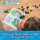 Little Bricks Build Experience, The Adventures of Brixie and Fig | Interactive Reading & Building Blocks Toy for Children & Kids, Gift for Boys &