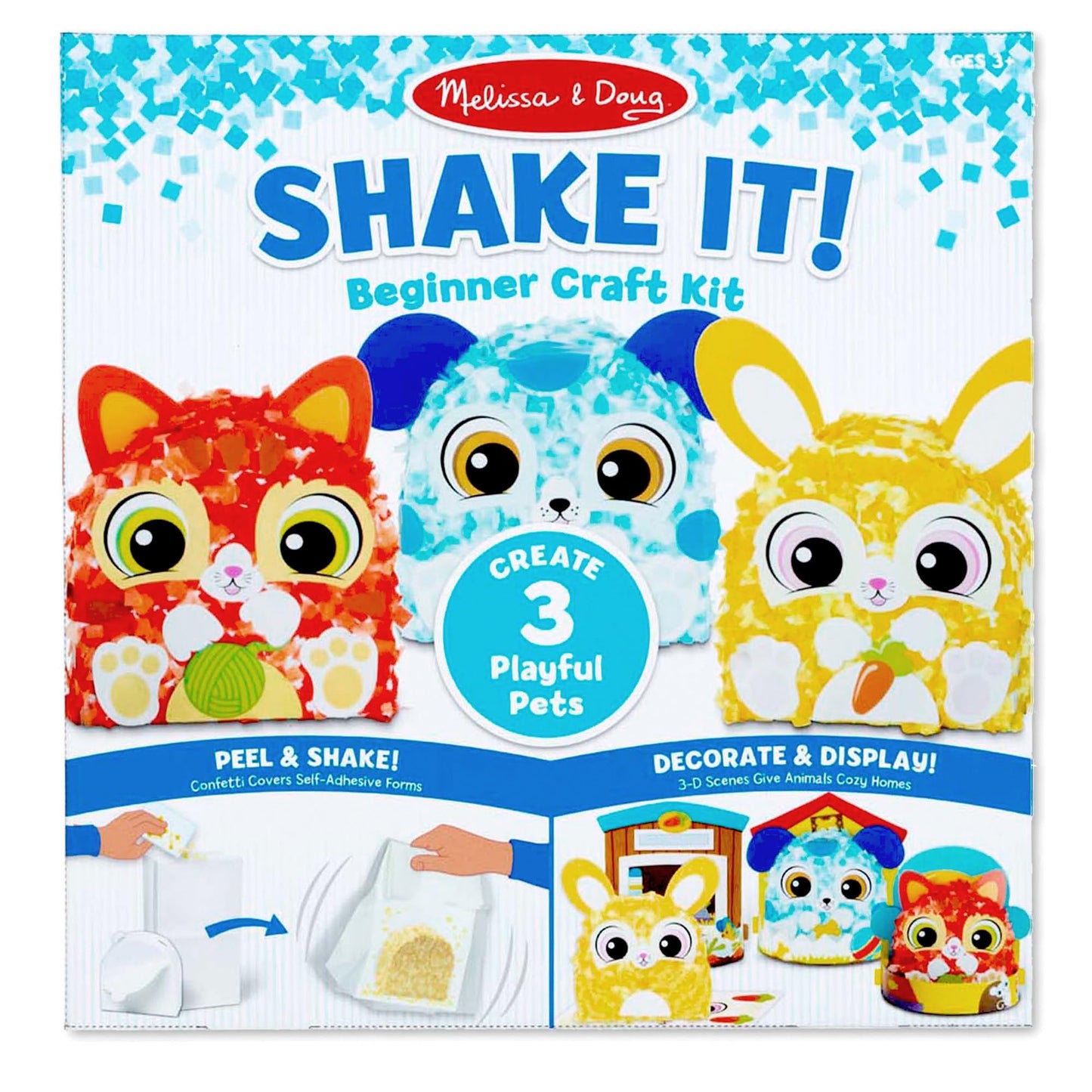 Melissa & Doug Shake It! Deluxe Pets Beginner Craft Kit