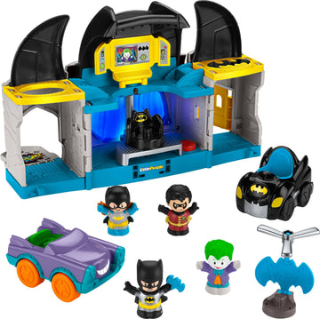 Fisher-Price Little People DC Super Friends Deluxe Batcave Playset