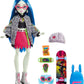 Monster High Ghoulia Yelps Posable Doll (10.3 in) with Blue Hair, Pet and Accessories