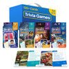 Brain Busters Card Game for Kids, Family Trivia Game Bundle with 120 Flash Cards - Learn and Play with Multiple Choice Trivia Cards About Human Body