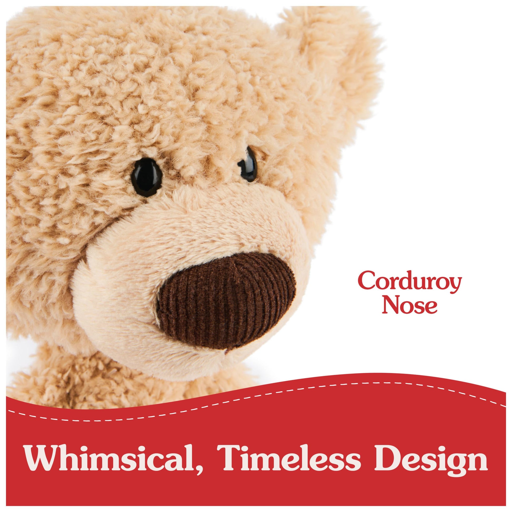 GUND Toothpick 15-Inch Tan Classic Teddy Bear Plush Toy, Ages 0+