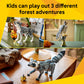 LEGO Creator 3 in 1 Forest Animals: Gray Wolf - Building Toy for Boys & Girls, Ages 8+ - Build a Wolf, Falcon or Raccoon - Gift for Kids' Birthdays -