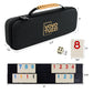 Rummy Cube Game Original, Rummy Tiles Game Set, with 4 Racks/Trays& 106 Rummy Tiles, in One EVA Case, Travel & Family Board Game for Adults and Kids