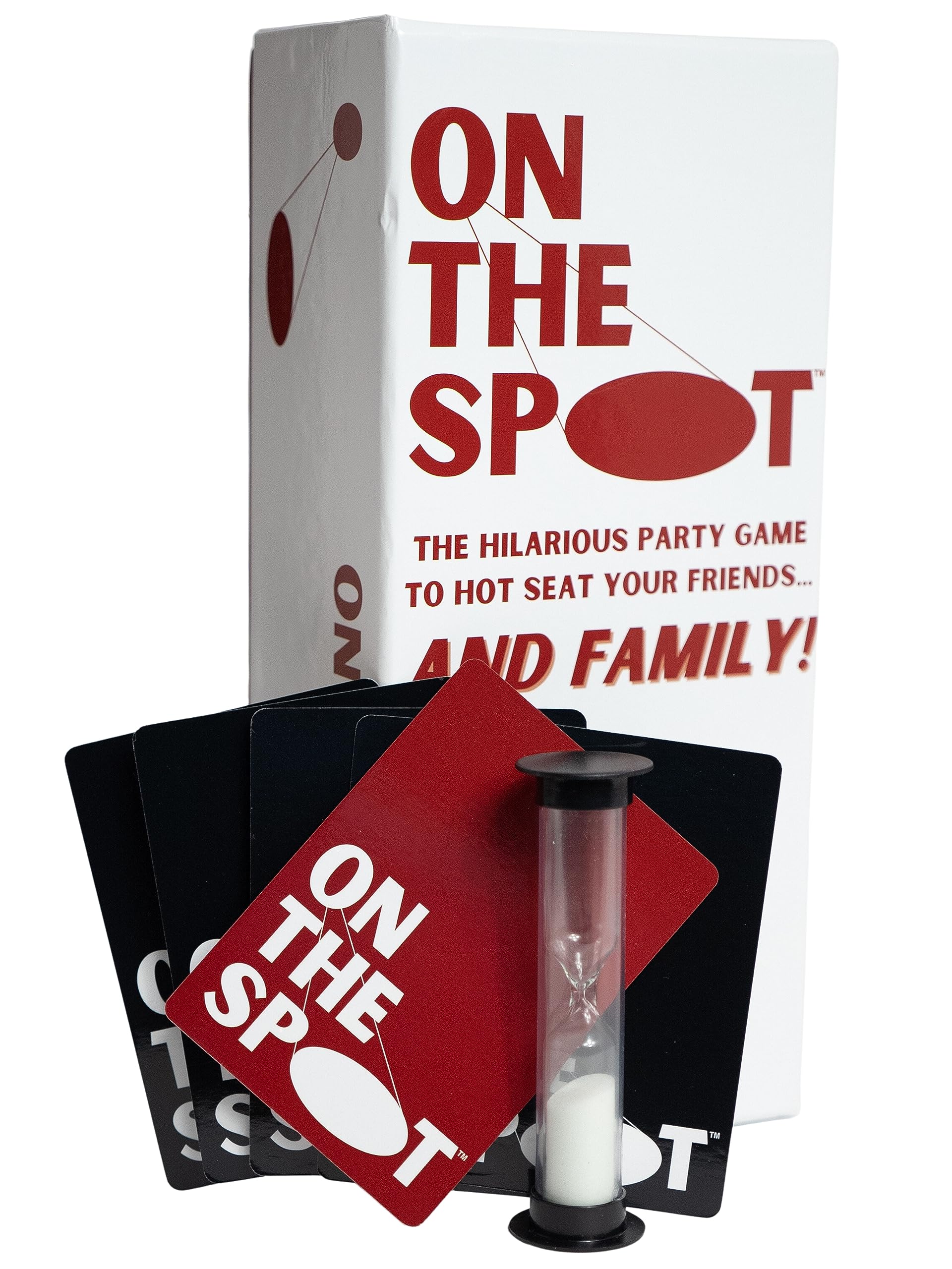 On The Spot: The Hilarious Party Game to Hot Seat Your Friends-and Family | Family Edition | 500 Deep & Silly Cards | Perfect for Family Game Nights |