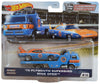 Hot Wheels '70 Plymouth Superbird Wide Open #18, Blue Team Transport