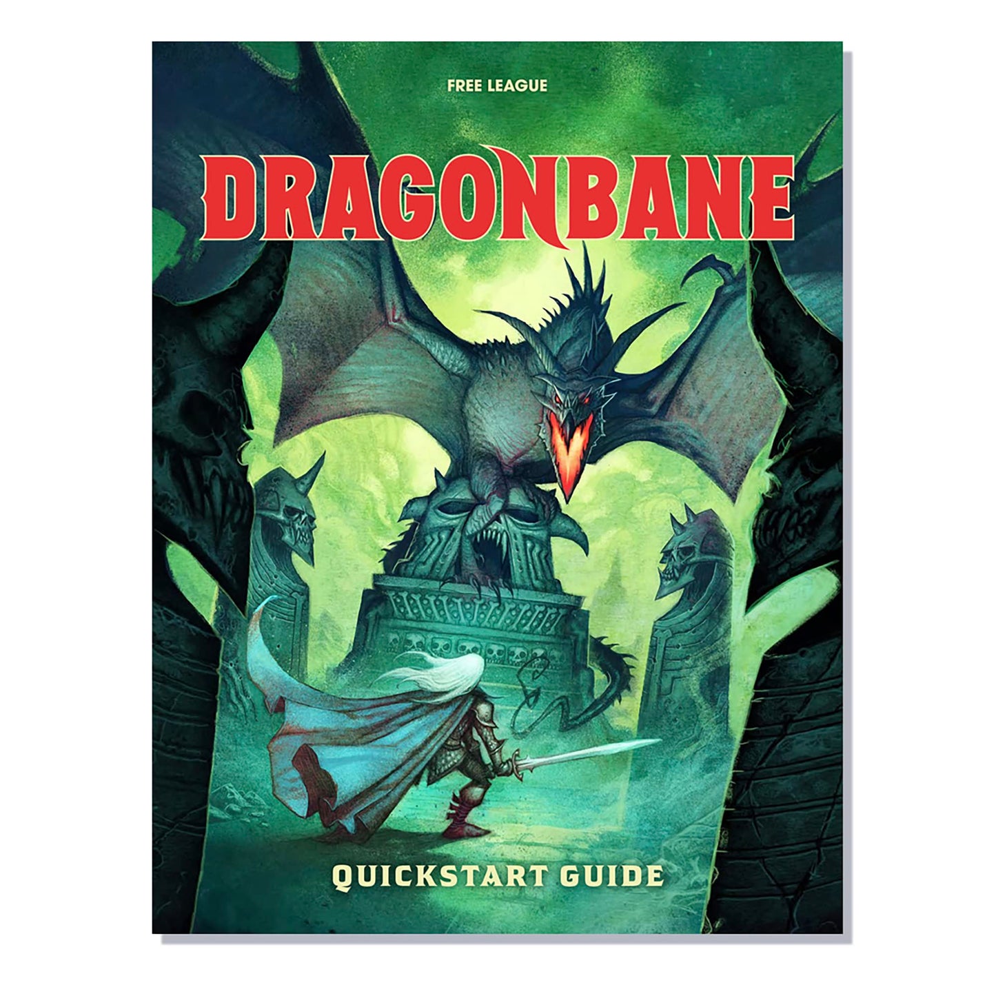 Dragonbane: RPG Quickstart Guide - RPG Booklet, Free League Publishing, Introductory Story,Green