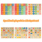 Joqutoys Wooden Building Blocks for Toddlers, Large Wood Baby Stacking Blocks Set for Kids, 30 PCS Alphabet Blocks with Toy Wagon, Educational Wooden