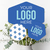 Big Dot of Happiness Custom Logo Table Toppers - Personalized Branded Business Party Centerpiece Sticks - Set of 15