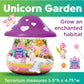 Creativity for Kids Plant and Grow Unicorn Forest: Terrarium Kit for Kids, Unicorn Toys and STEM Kits, Screen Free Summer Crafts & Arts and Crafts
