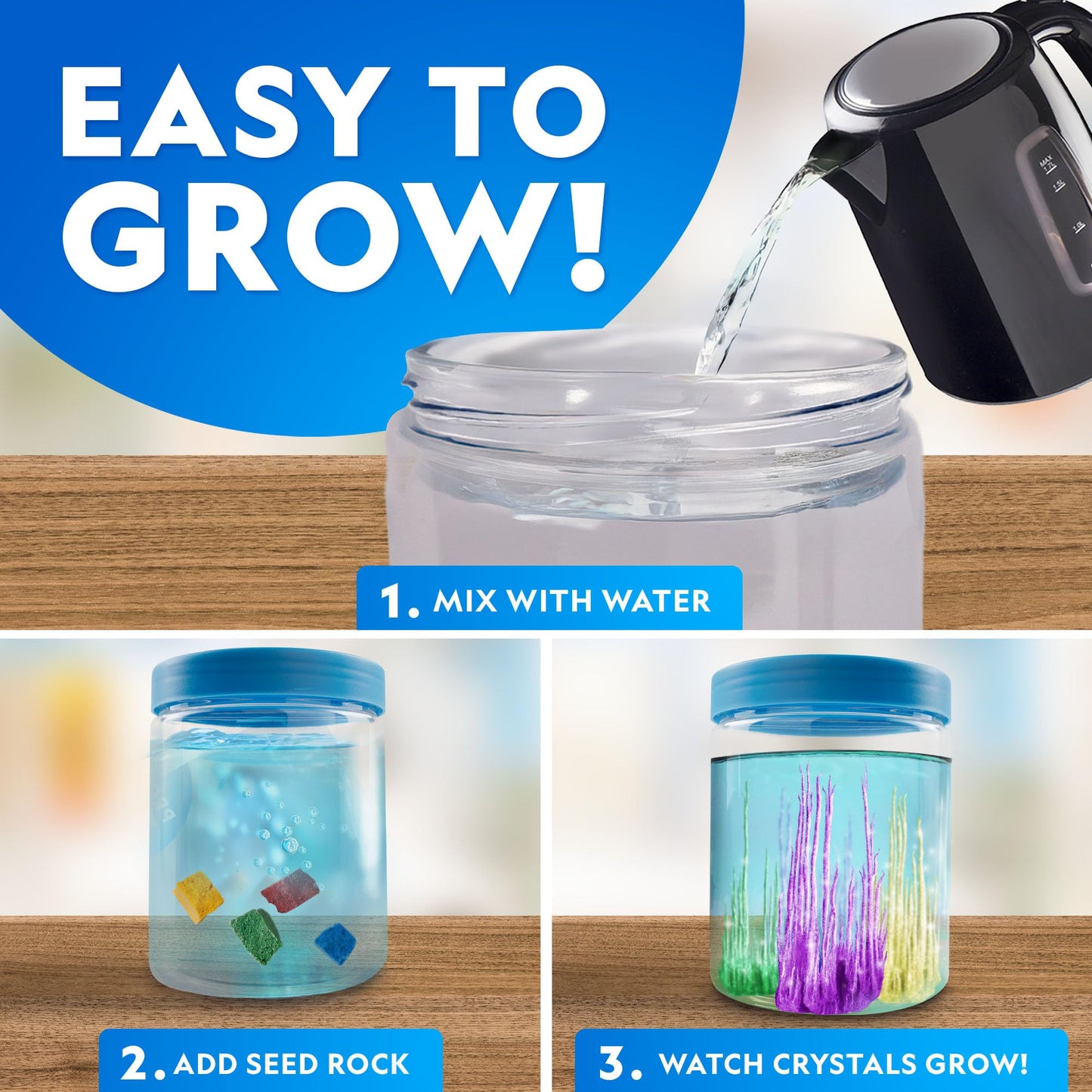 National Geographic Underwater Crystal Growing Aquarium Science Kit