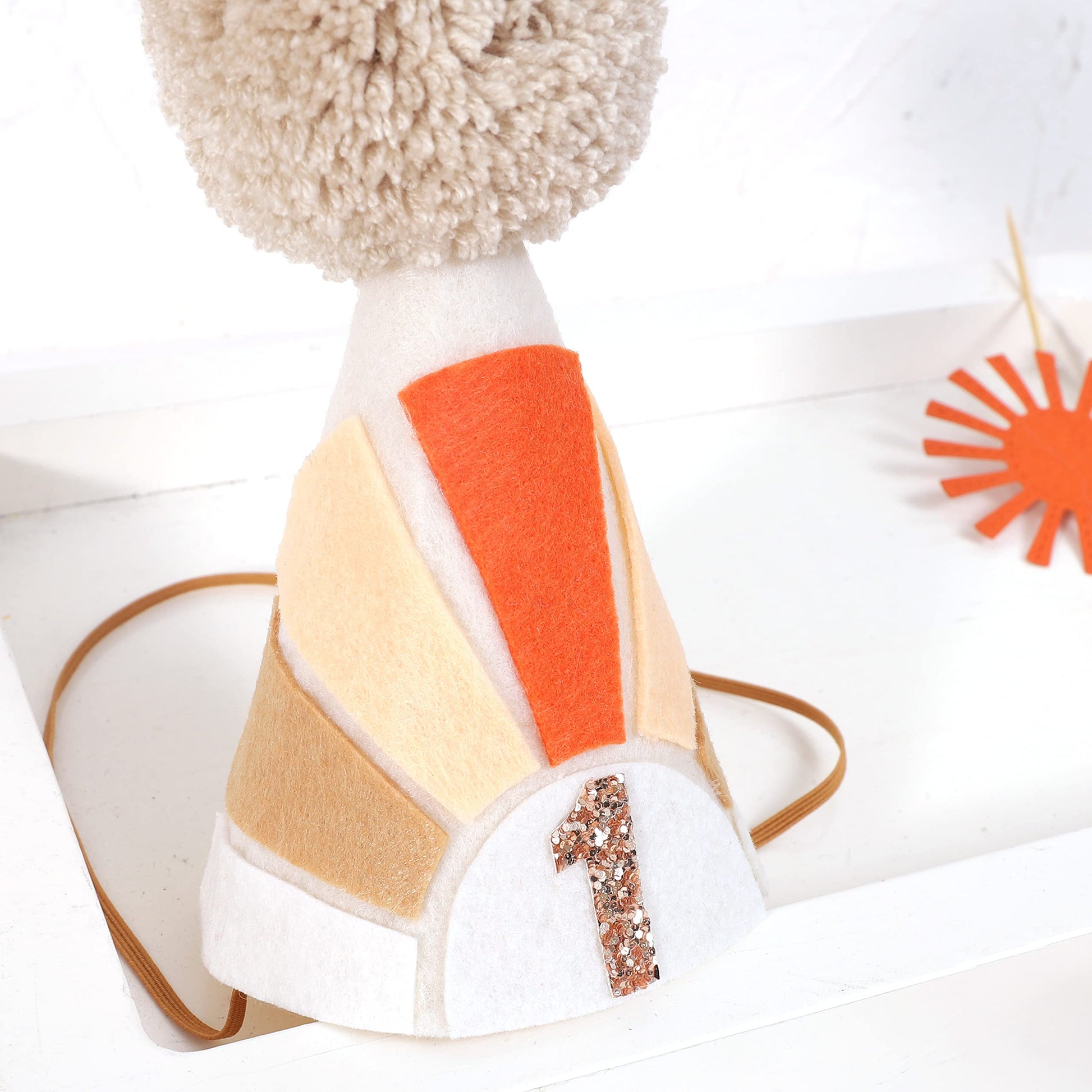 Boho Sun 1st Birthday Crown - You Are My Shine Decoration for First Trip Around the Sun, Girls and Boys