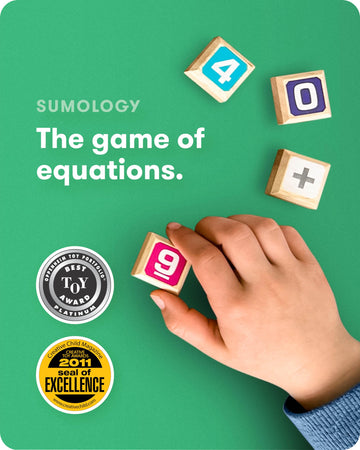 SimplyFun Sumology Math Game - One of The Most Fun Math Games for Kids Ages 8-12 - Practice Addition, Subtraction, Multiplication and Division - 2 or