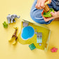 LEGO DUPLO Wild Animals of Africa 10971, Animal Toys for Toddlers, Girls & Boys Ages 2 Plus Years Old, Learning Toy with Baby Elephant & Giraffe