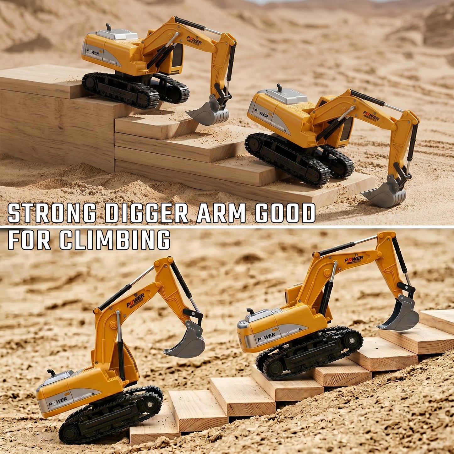 ID Gerilla Remote Control Excavator, RC Construction Toy